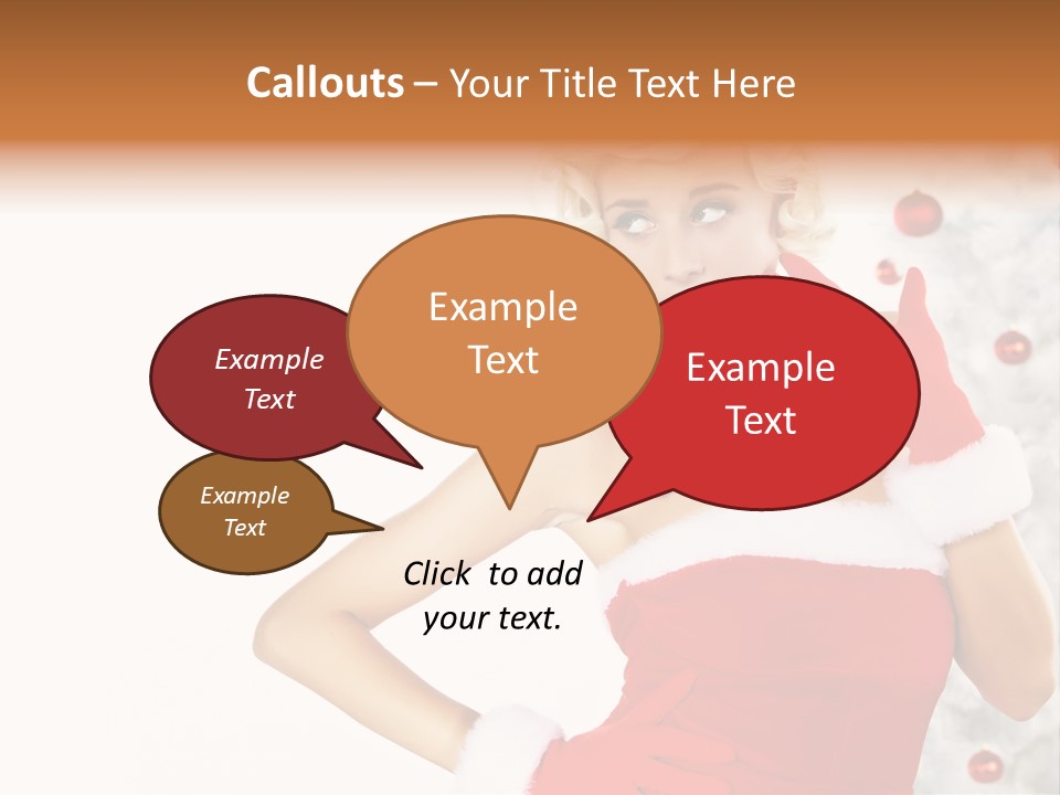 Fashion Claus Happy PowerPoint Template