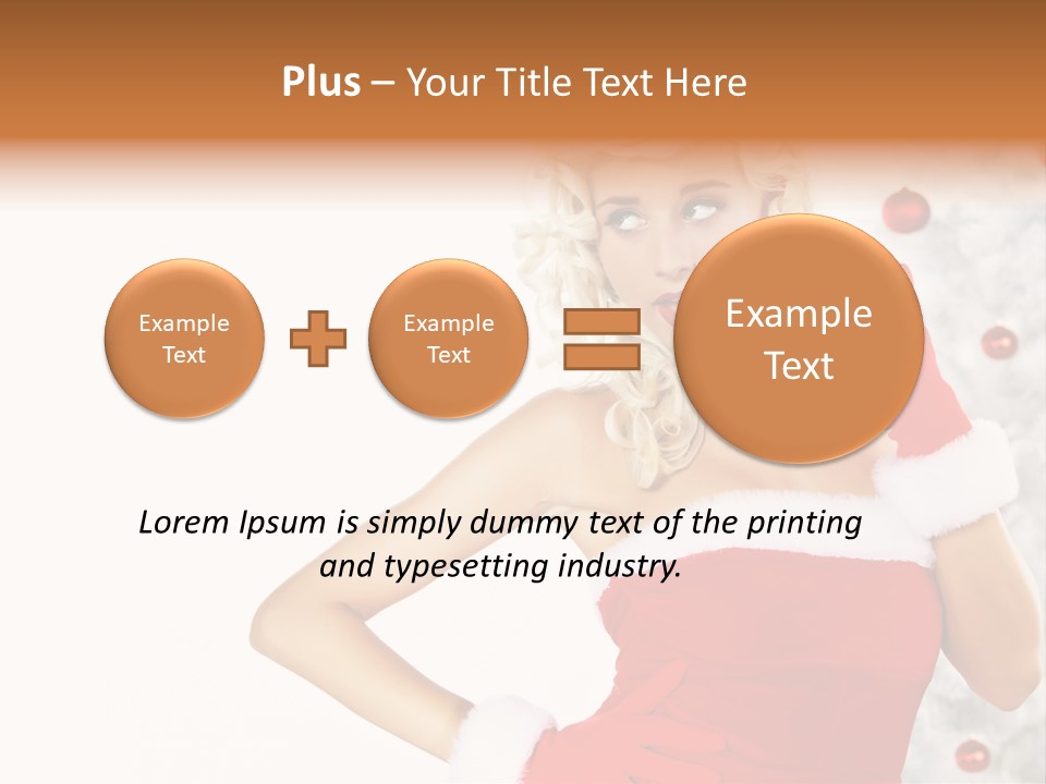 Fashion Claus Happy PowerPoint Template