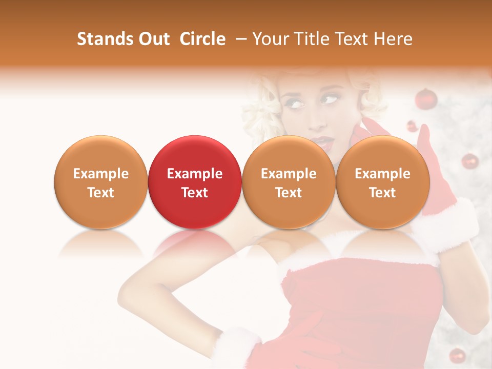 Fashion Claus Happy PowerPoint Template