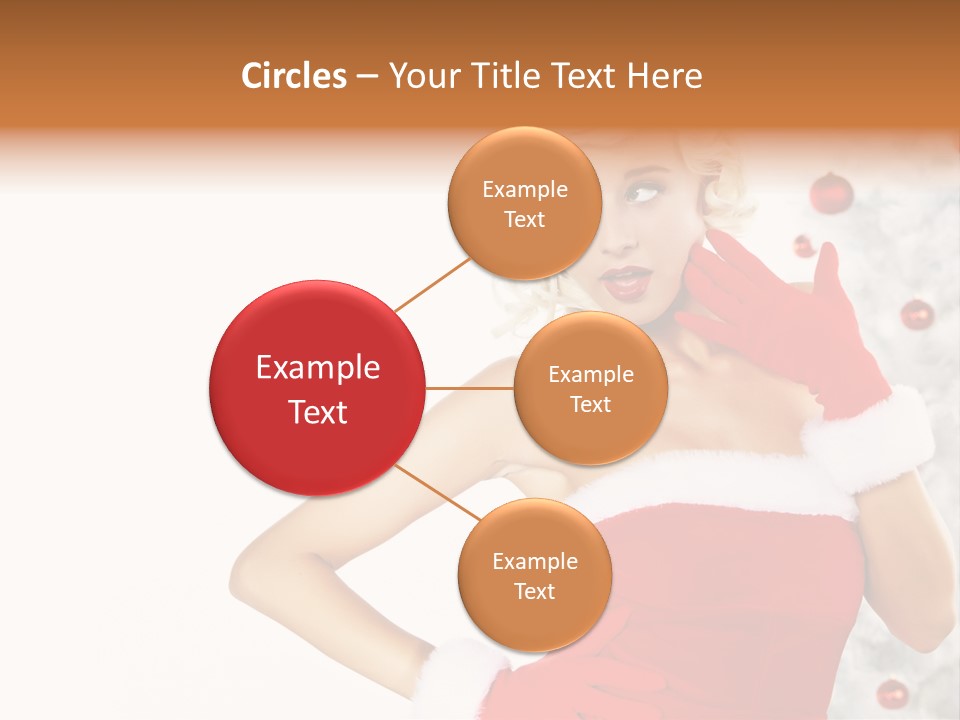 Fashion Claus Happy PowerPoint Template