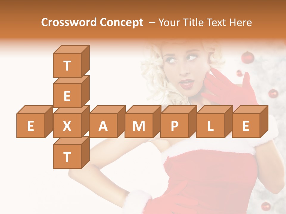 Fashion Claus Happy PowerPoint Template