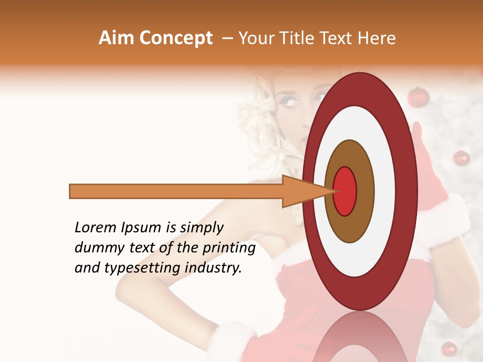 Fashion Claus Happy PowerPoint Template