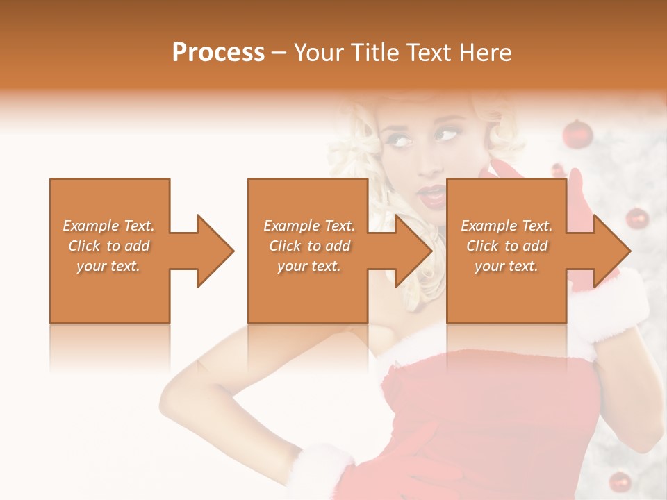 Fashion Claus Happy PowerPoint Template