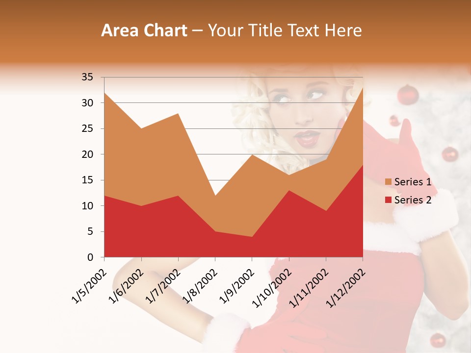 Fashion Claus Happy PowerPoint Template