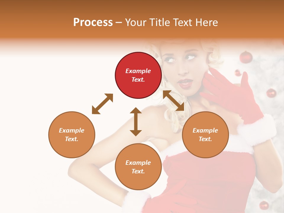 Fashion Claus Happy PowerPoint Template