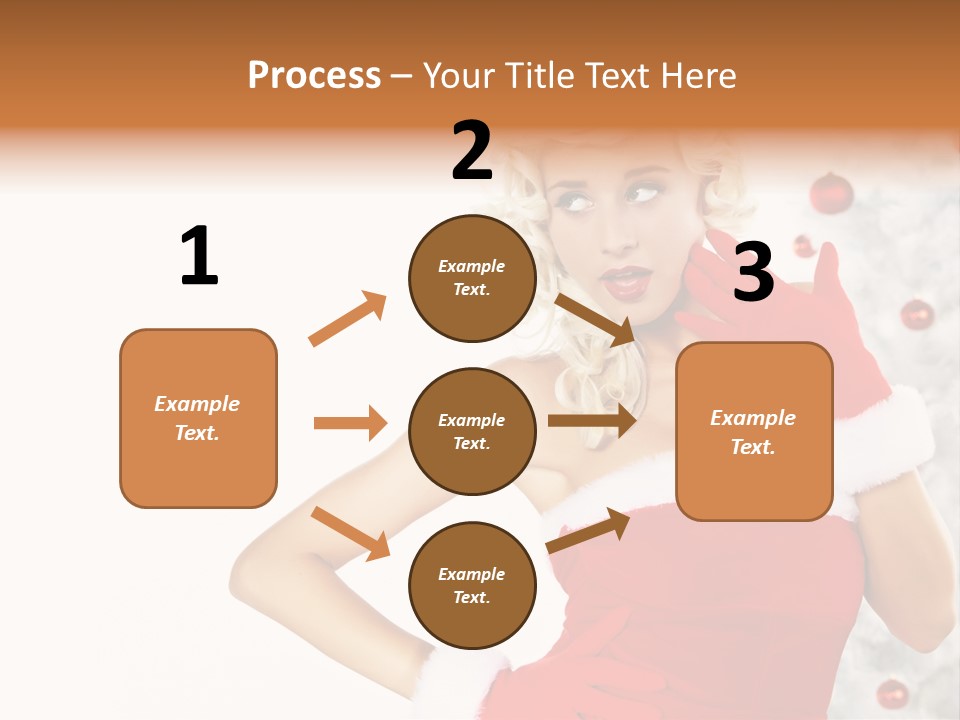 Fashion Claus Happy PowerPoint Template