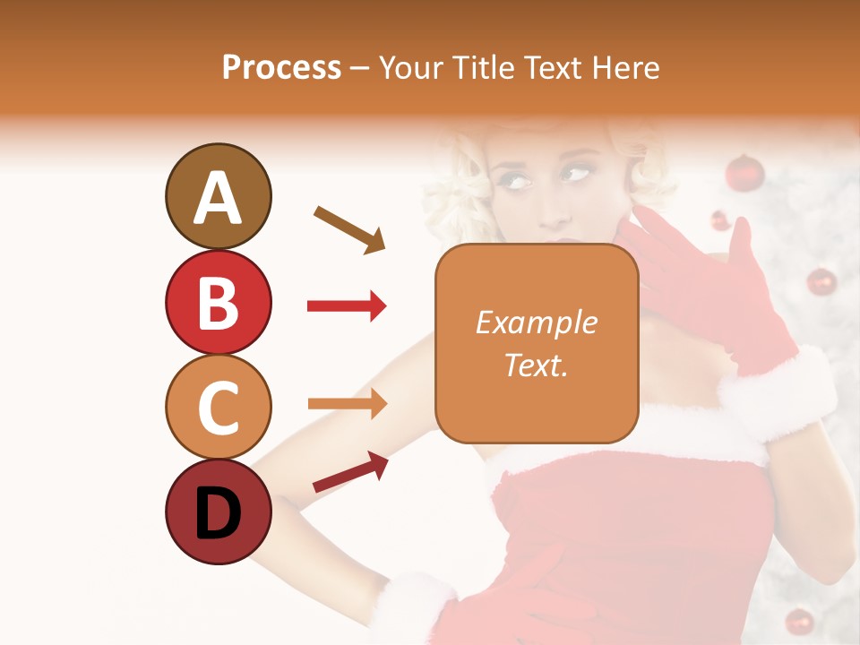 Fashion Claus Happy PowerPoint Template