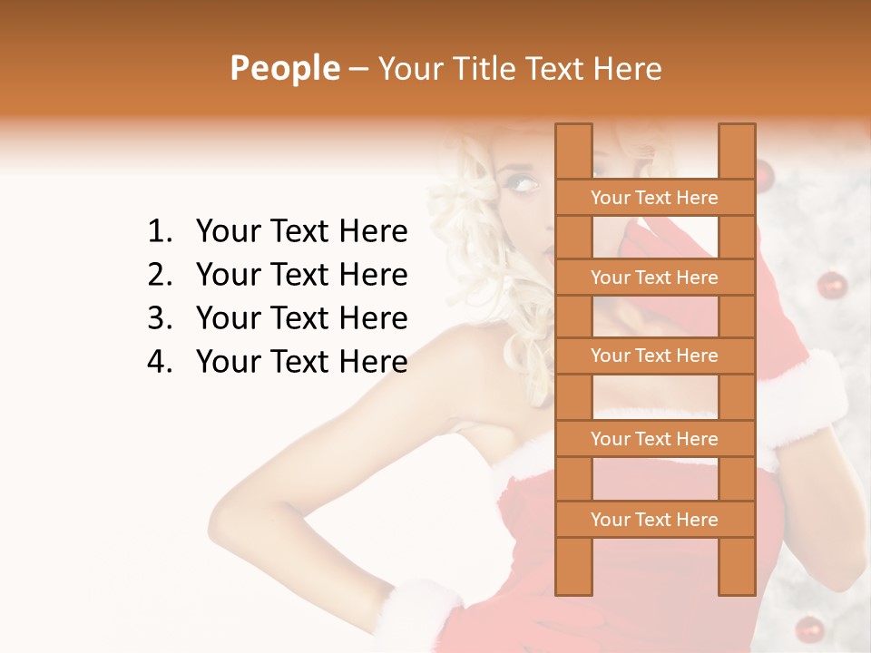 Fashion Claus Happy PowerPoint Template