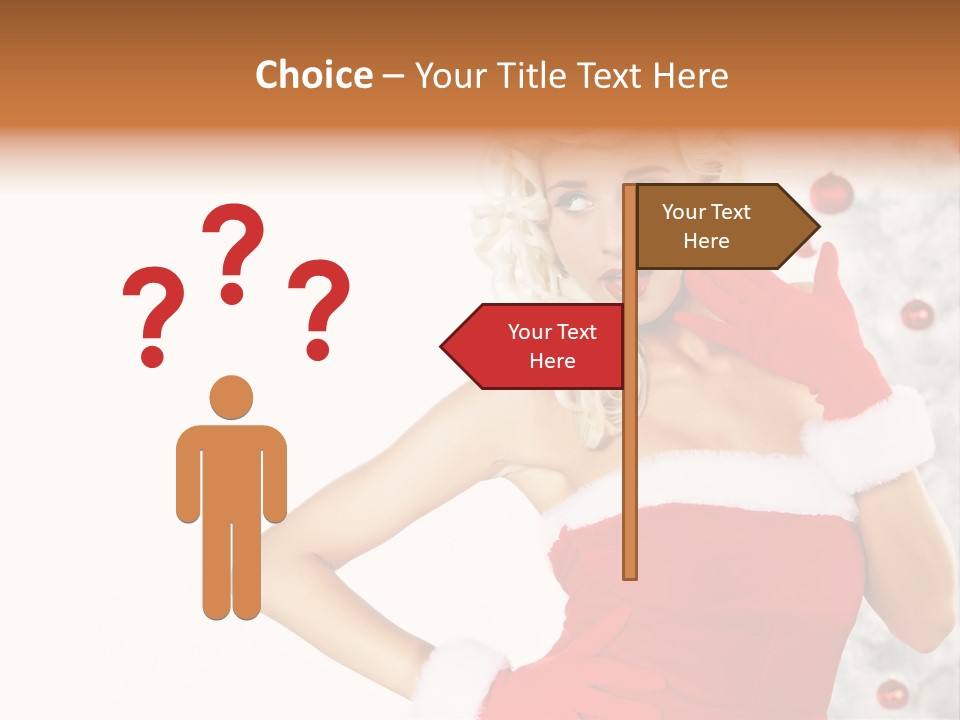 Fashion Claus Happy PowerPoint Template