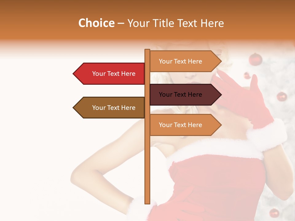 Fashion Claus Happy PowerPoint Template