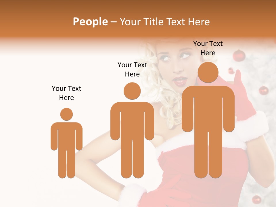 Fashion Claus Happy PowerPoint Template