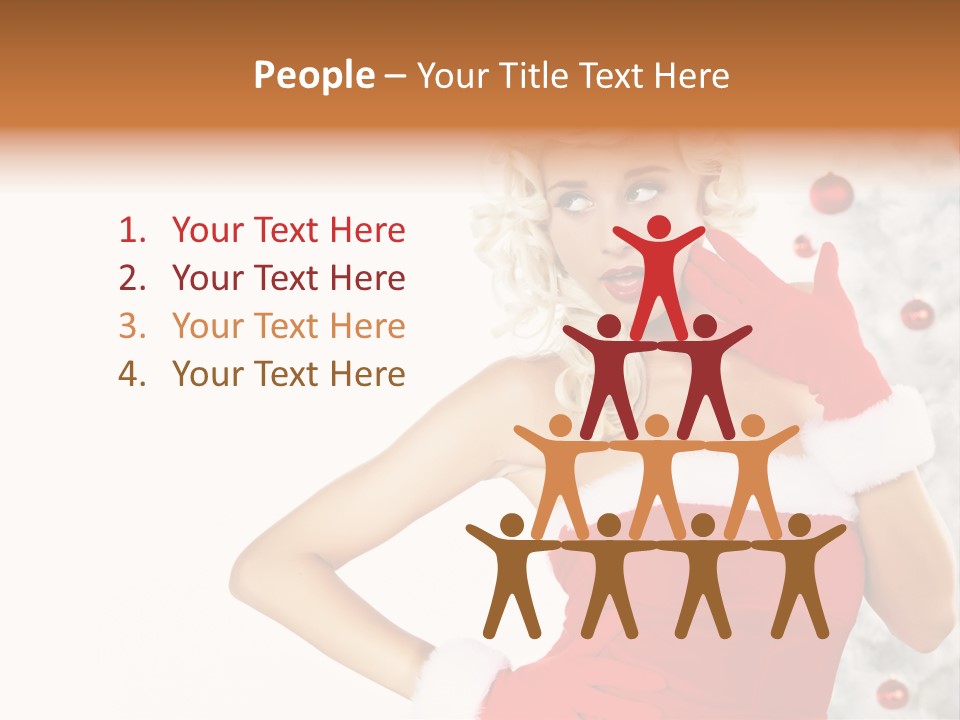 Fashion Claus Happy PowerPoint Template