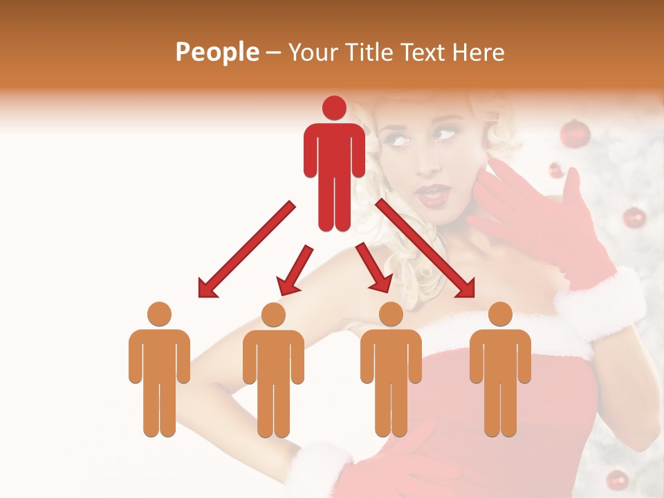 Fashion Claus Happy PowerPoint Template