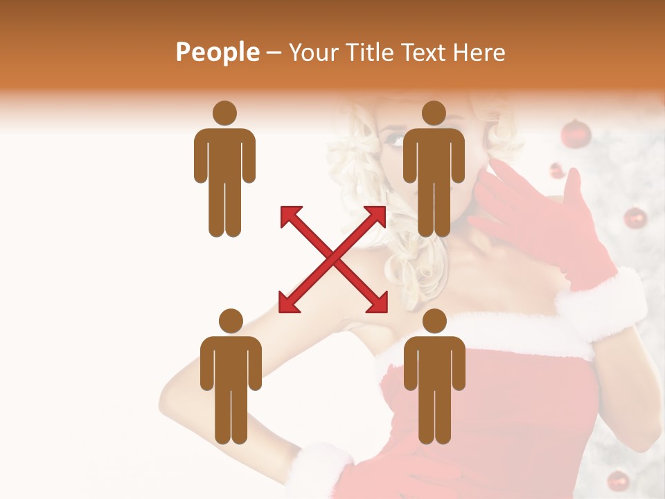 Fashion Claus Happy PowerPoint Template