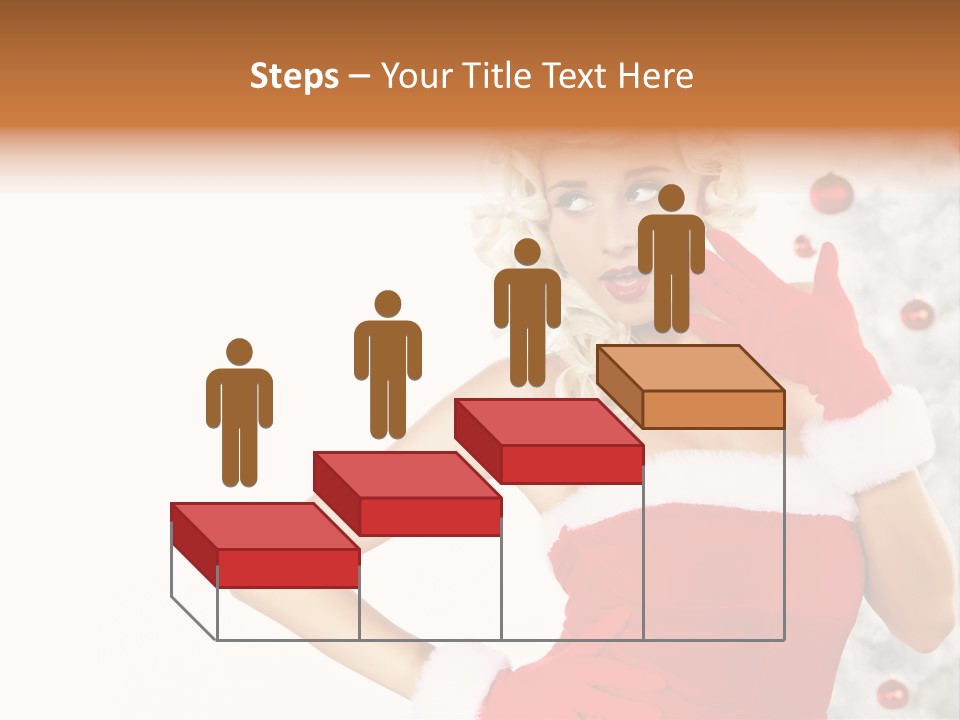 Fashion Claus Happy PowerPoint Template