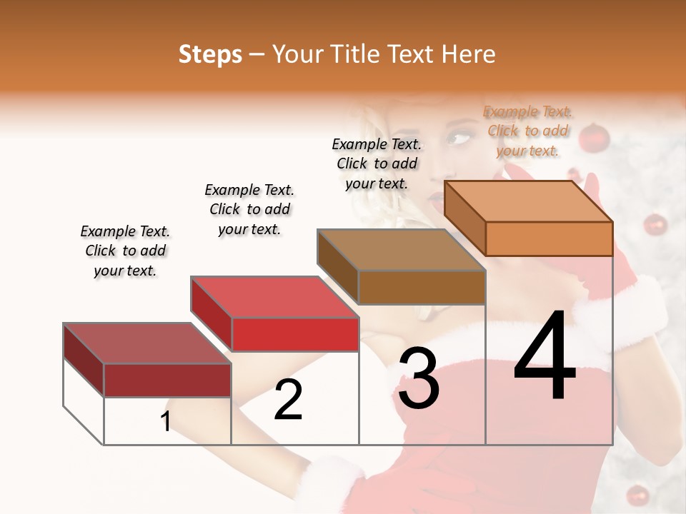 Fashion Claus Happy PowerPoint Template