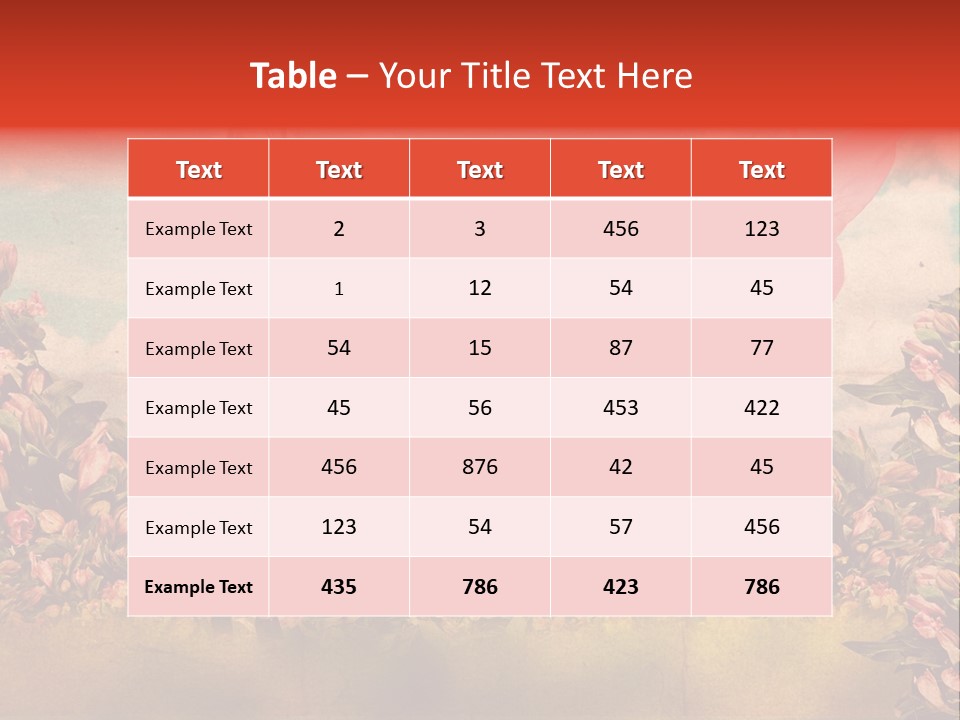 Woman Front Pink PowerPoint Template