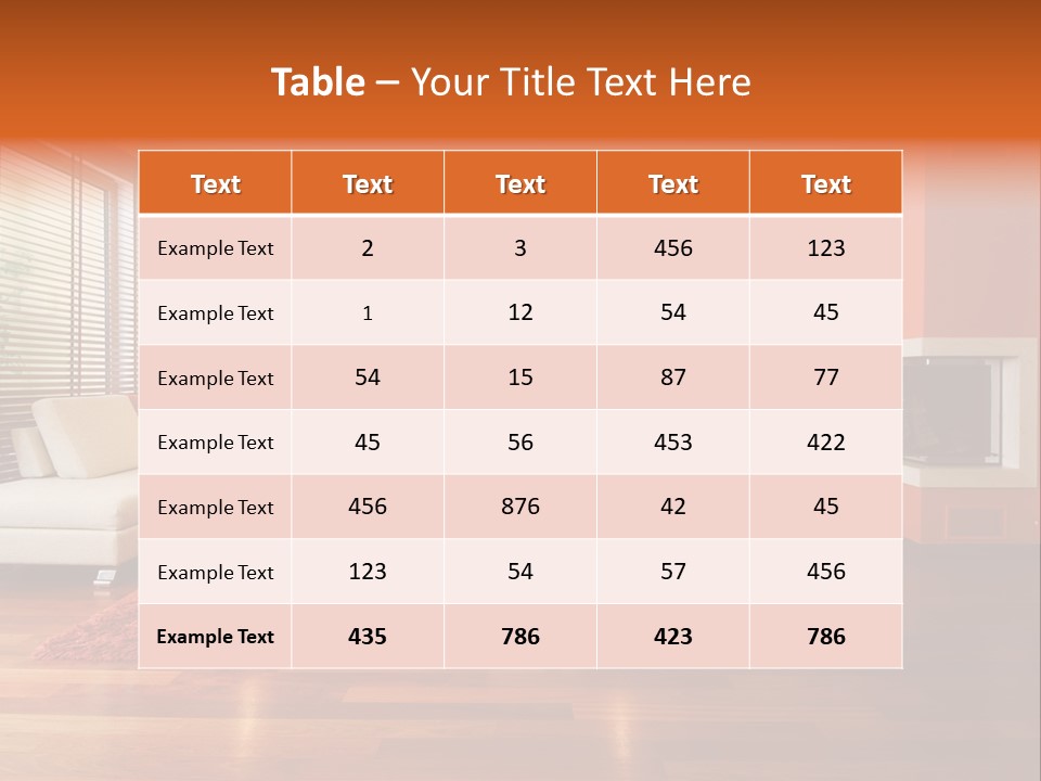 Trendy Fireplace Modern PowerPoint Template