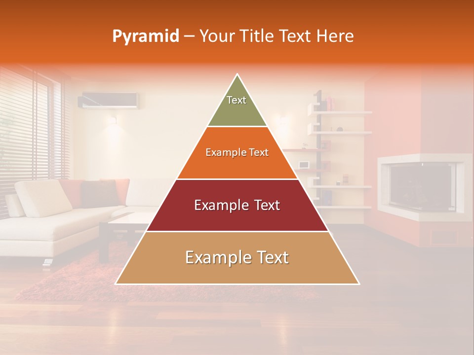 Trendy Fireplace Modern PowerPoint Template