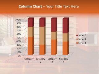 Trendy Fireplace Modern PowerPoint Template