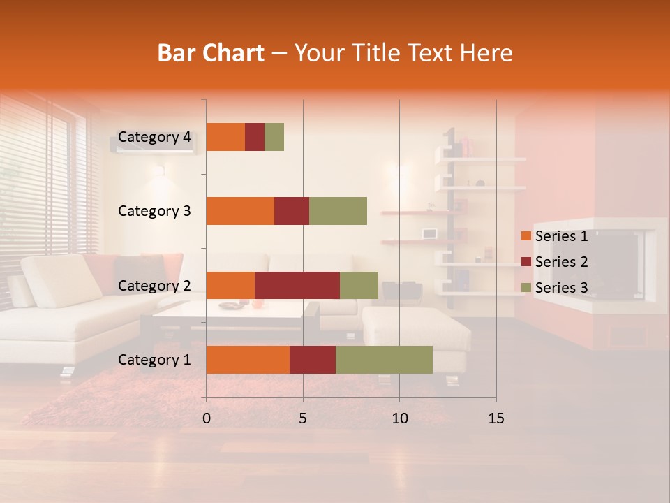 Trendy Fireplace Modern PowerPoint Template