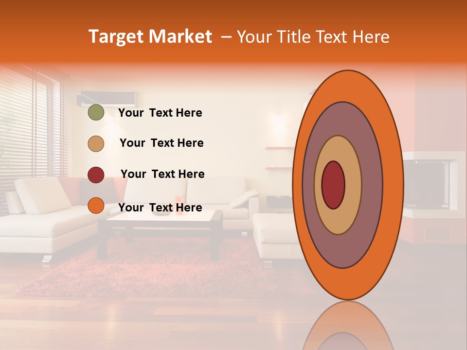 Trendy Fireplace Modern PowerPoint Template