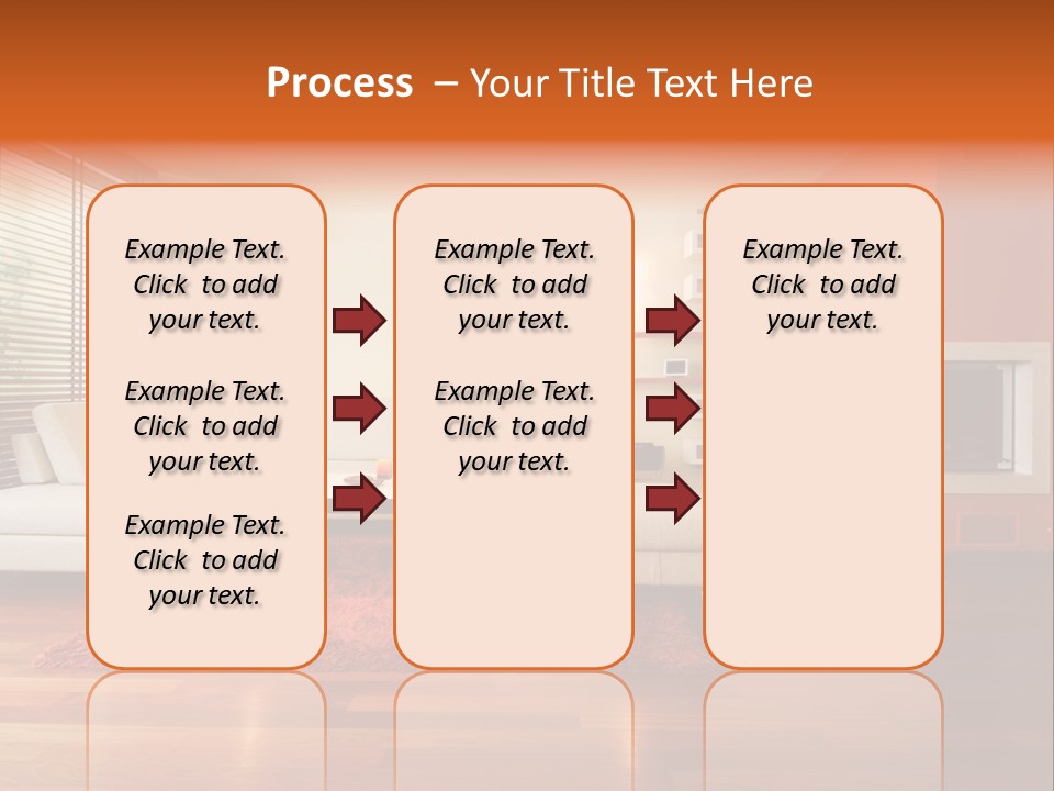 Trendy Fireplace Modern PowerPoint Template