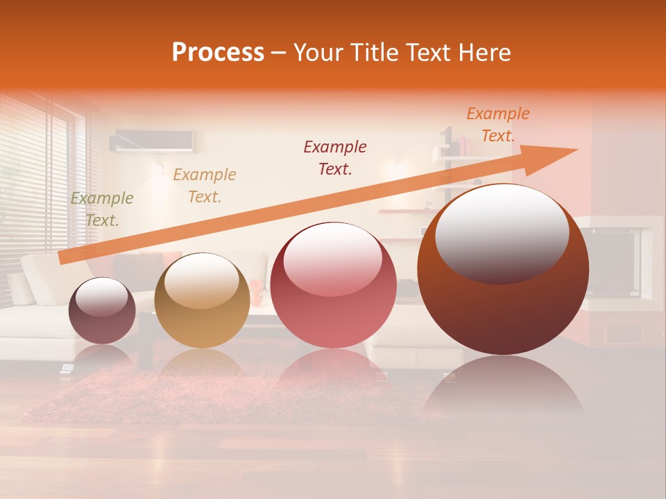 Trendy Fireplace Modern PowerPoint Template