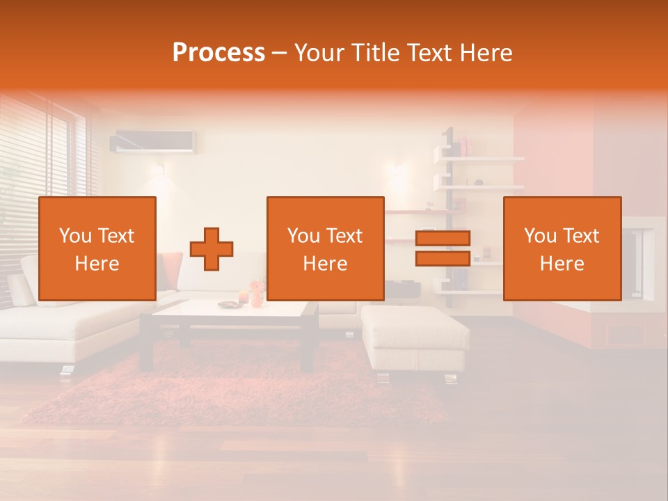 Trendy Fireplace Modern PowerPoint Template