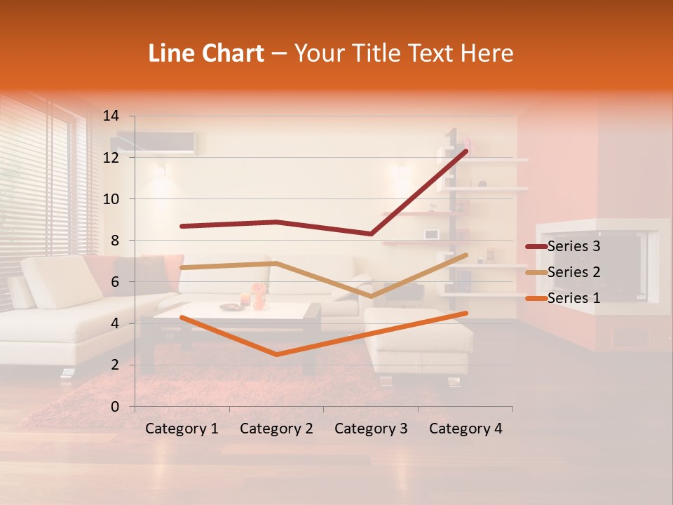 Trendy Fireplace Modern PowerPoint Template