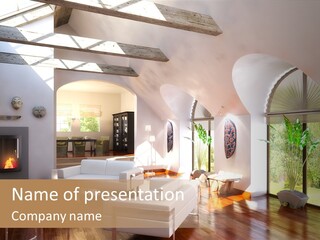 Bright Property Warmness PowerPoint Template