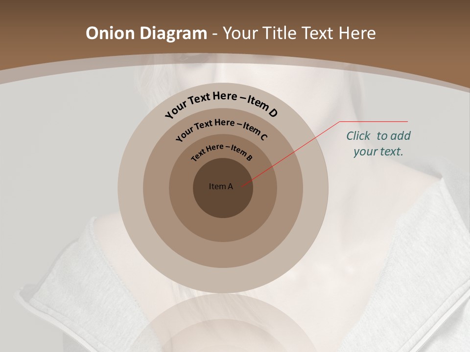 Beautiful Young Model PowerPoint Template