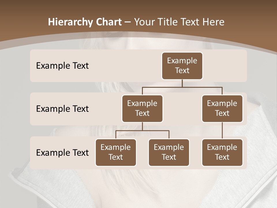 Beautiful Young Model PowerPoint Template