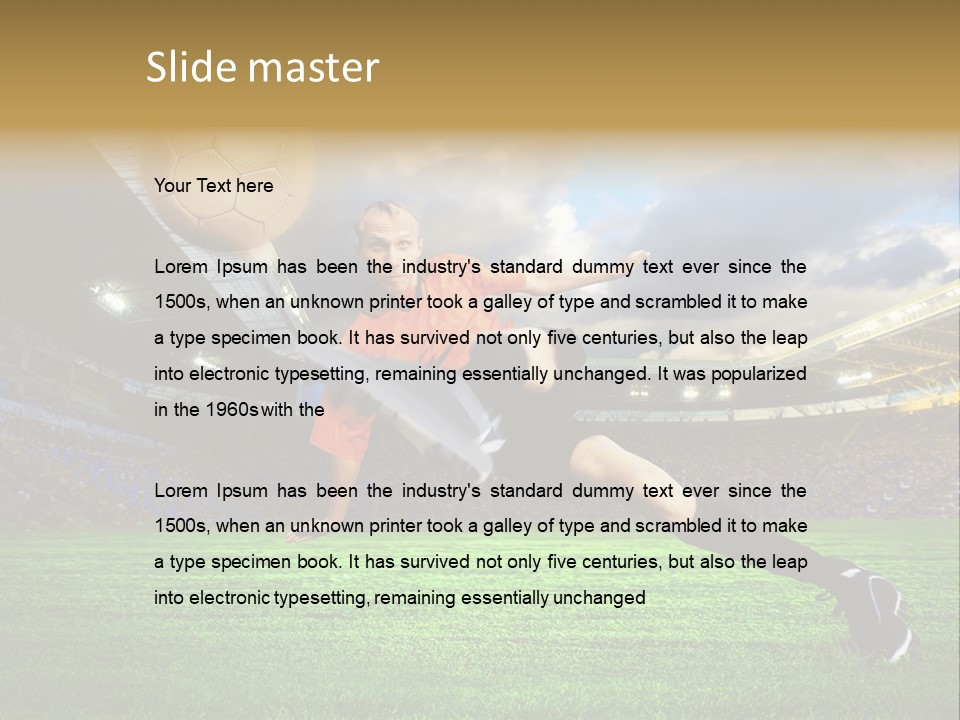 Seat Win Champion PowerPoint Template