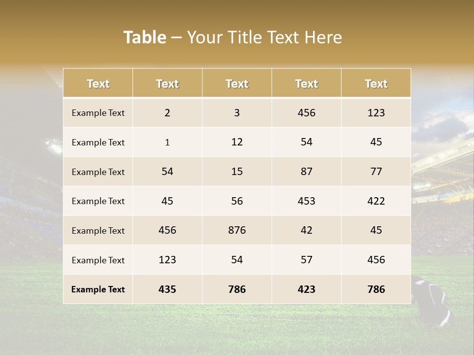 Seat Win Champion PowerPoint Template