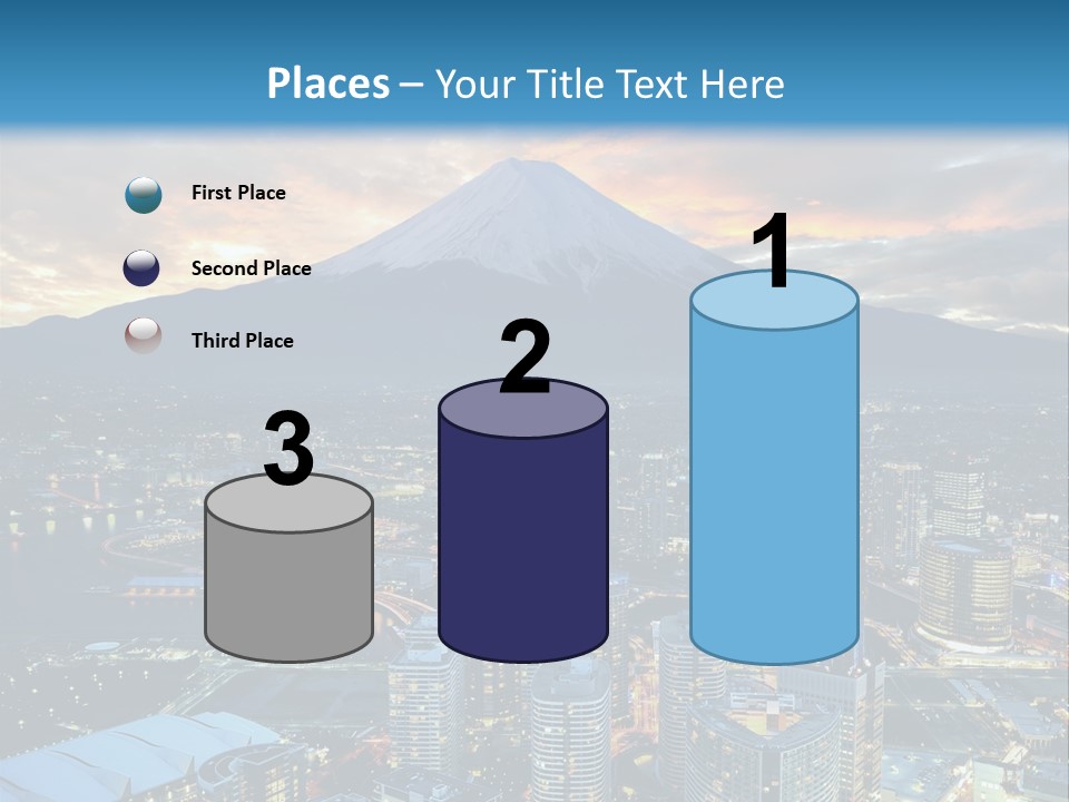 Landscape Sunrise Mountain PowerPoint Template