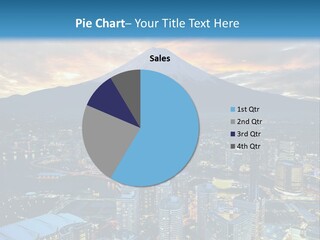 Landscape Sunrise Mountain PowerPoint Template