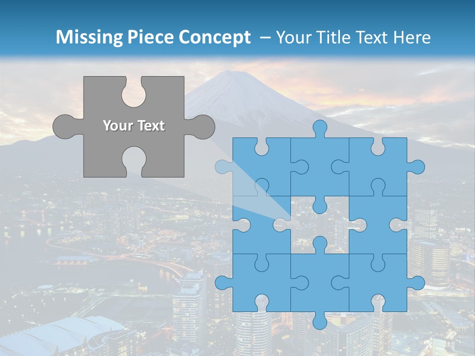 Landscape Sunrise Mountain PowerPoint Template