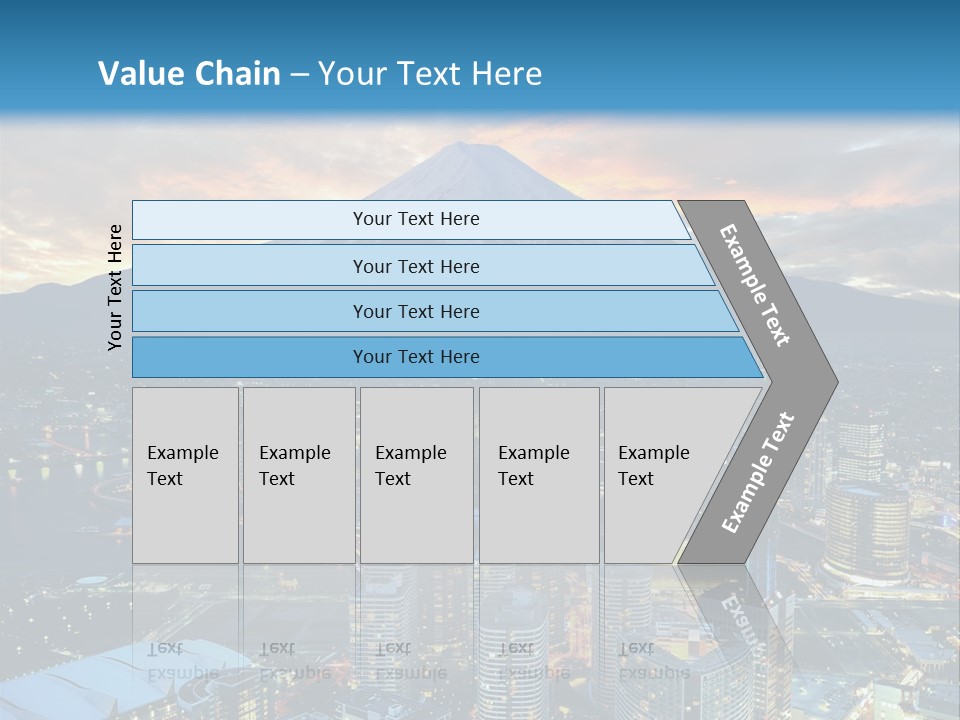 Landscape Sunrise Mountain PowerPoint Template