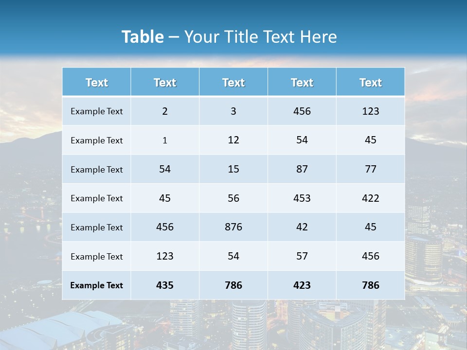 Landscape Sunrise Mountain PowerPoint Template