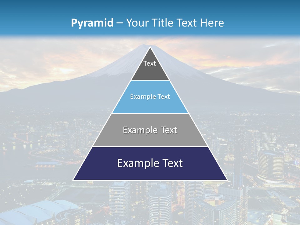 Landscape Sunrise Mountain PowerPoint Template