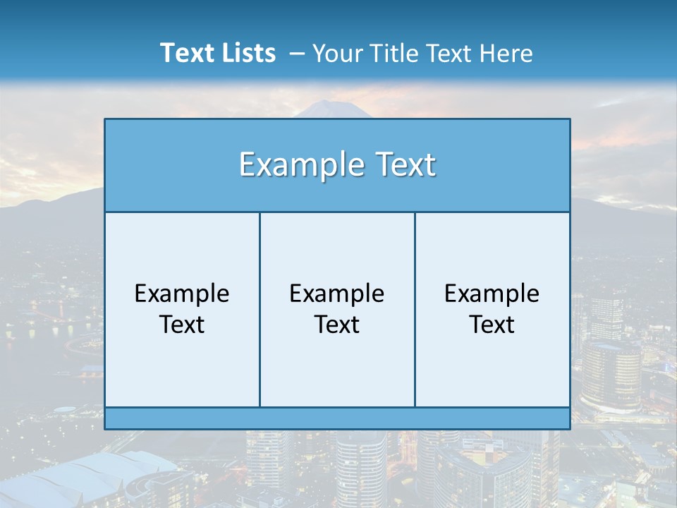 Landscape Sunrise Mountain PowerPoint Template