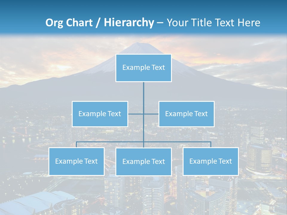 Landscape Sunrise Mountain PowerPoint Template