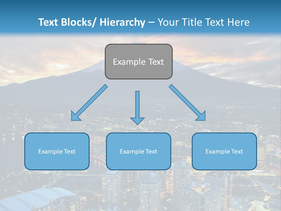 Landscape Sunrise Mountain PowerPoint Template
