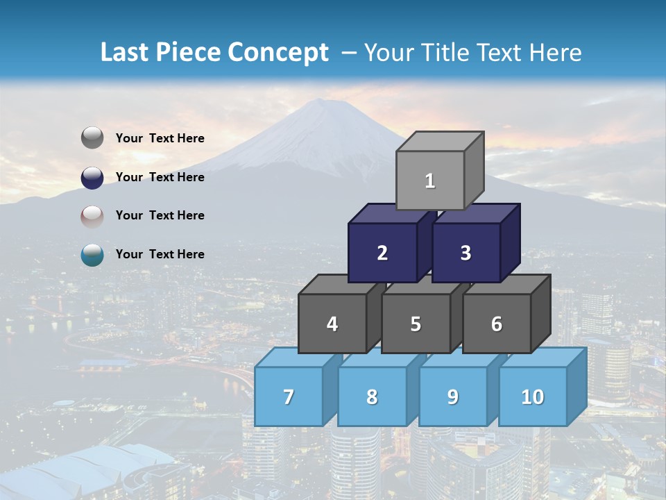 Landscape Sunrise Mountain PowerPoint Template