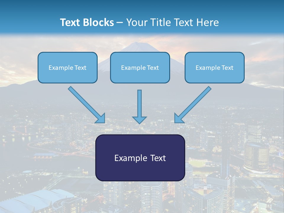 Landscape Sunrise Mountain PowerPoint Template