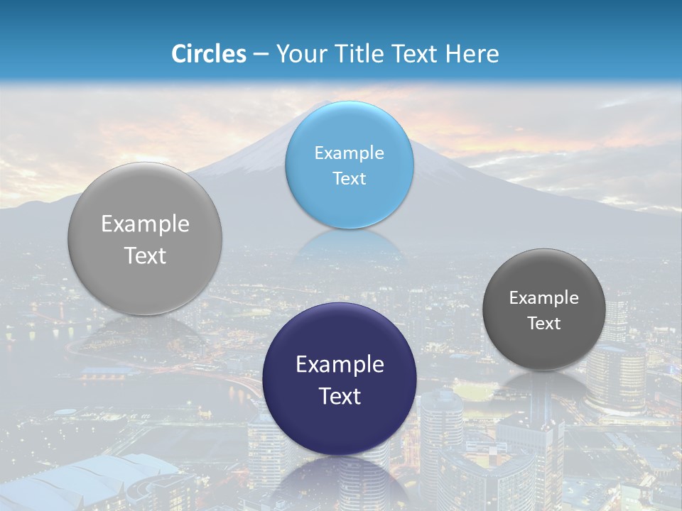 Landscape Sunrise Mountain PowerPoint Template