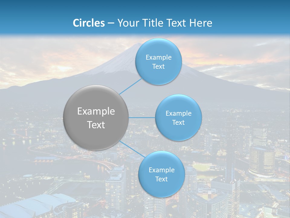 Landscape Sunrise Mountain PowerPoint Template