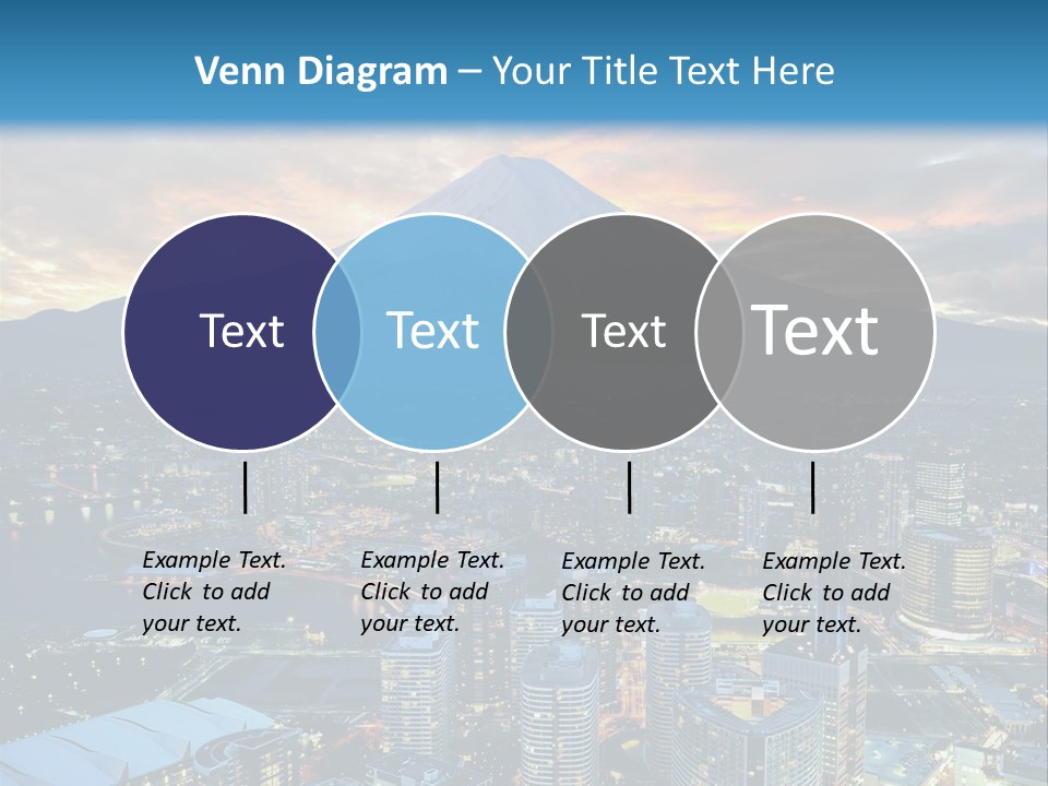 Landscape Sunrise Mountain PowerPoint Template