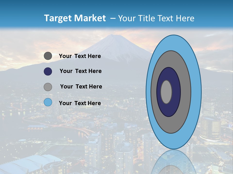 Landscape Sunrise Mountain PowerPoint Template